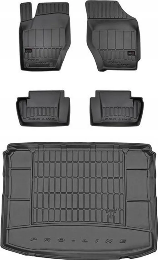 Set Tappetini in Gomma 3D e Vasca Baule Citroen C4 2004-2010