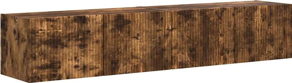 TV-Wandschrank 2 pcs Geräucherte Eiche 60 x 31 x 29,5 cm