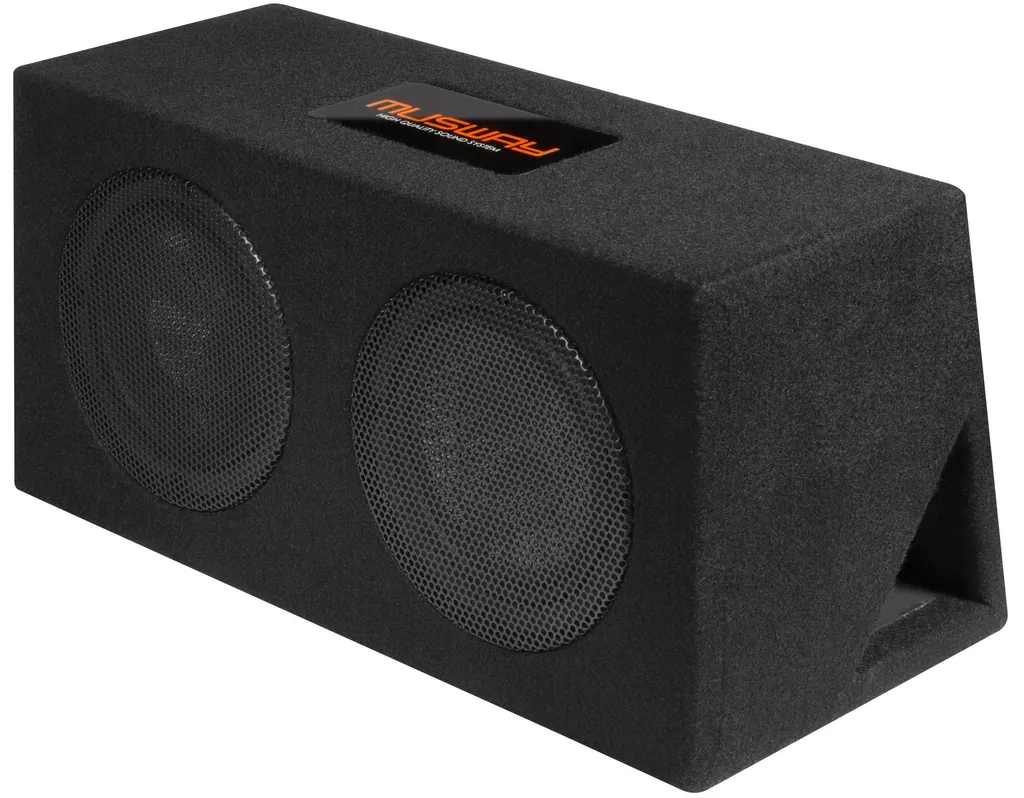 MUSWAY MR-208Q Caisson de basses double évent 2 x 20 cm haute performance