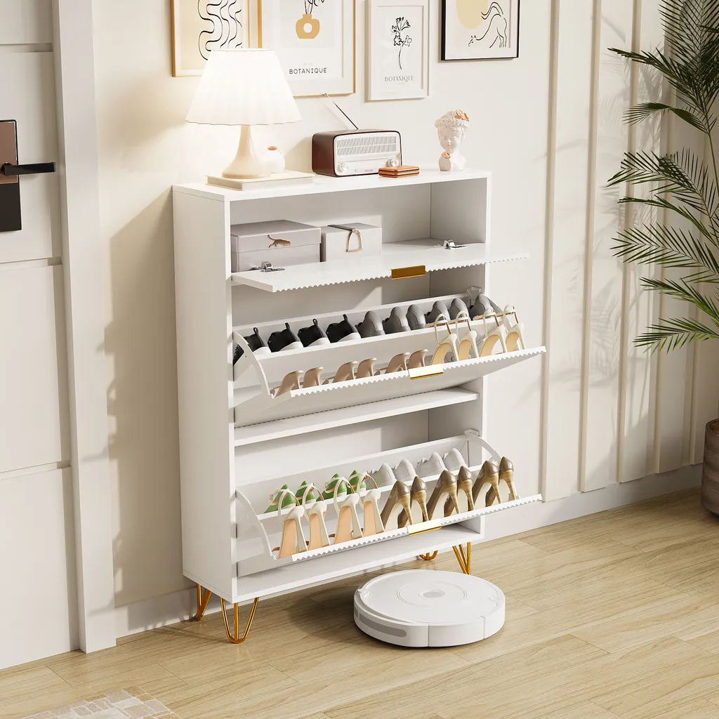 Scarpiera Slim ProximaX Bianca | 24cm Profondità | Arredo Ingresso