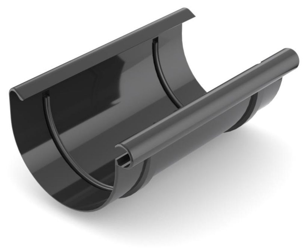 BRYZA Raccordo per grondaia in plastica Ø 75 mm, nero RAL Immagine del prodotto 