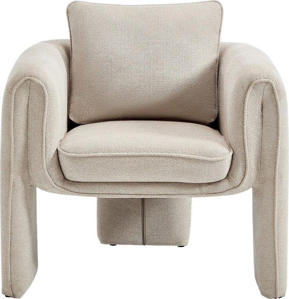 Sessel aus Stoff – Beige – JOLIPIA Produktbild 