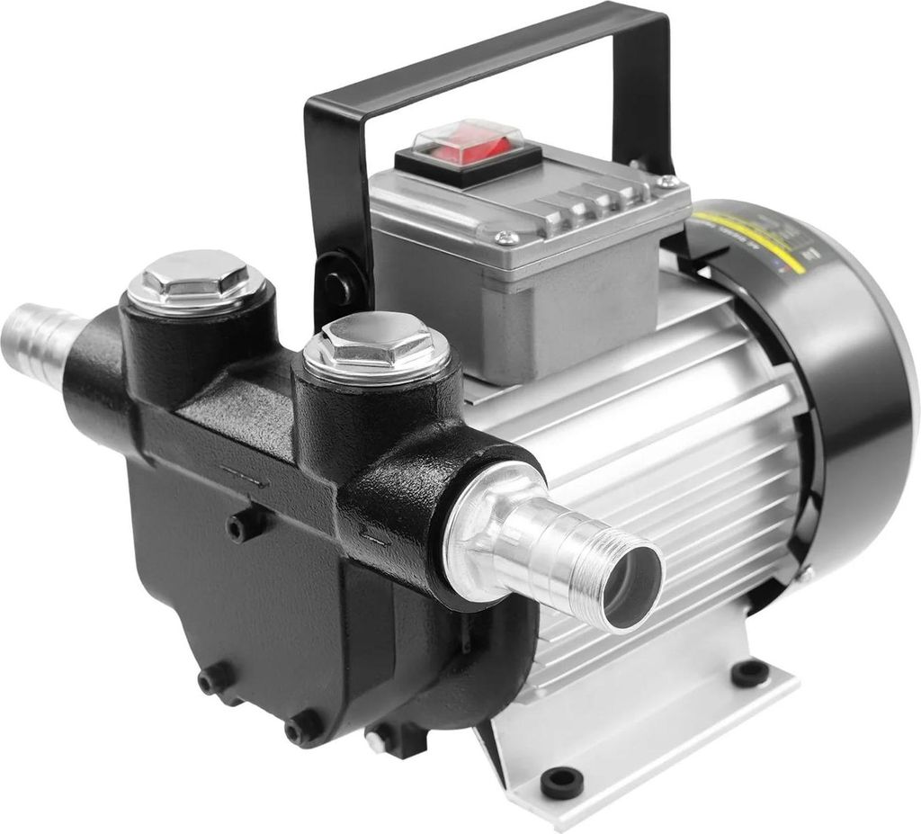 Elektrische Diesel- und Ölpumpe - YB60 Kraftstoff-Transferpumpe - 550W 220V - Selbstansaugend - 20–60 l/min - Ansaughöhe 5 m - Gusseisen & Alum...