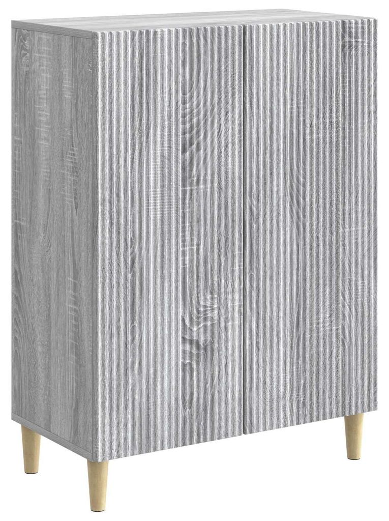 Maison Exclusive - Sideboard Graues Sonoma 66 x 34,5 x 90 cm Holzwerkstoff