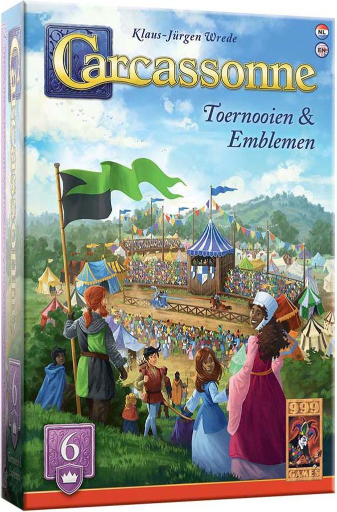 999Games 999 Games Carcassonne Turniere Embleme Erweiterung