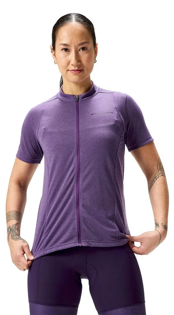 Maillot de VTT pour femmes Endura Loop Zipped idéal pour sorties d'été