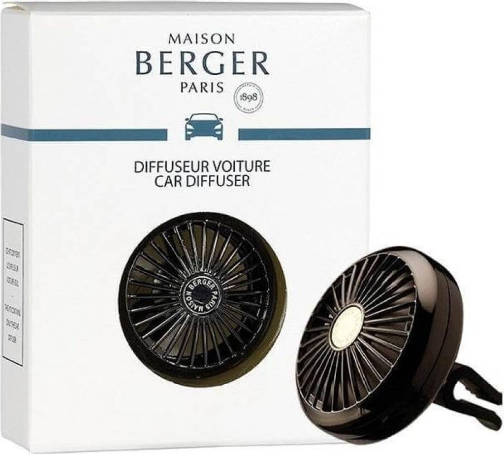 Maison Berger Paris 006411, Anklippbare Spülung, Vent, Schwarz, 90 mm, 33 mm, 112 mm