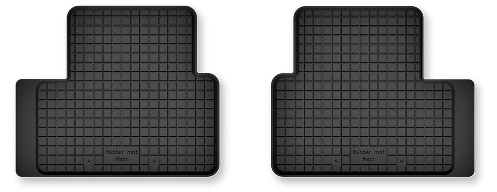 Gummi-Fußmatten Hinten für BMW 1 E87 2004-2011 (Schrägheck) Produktbild 