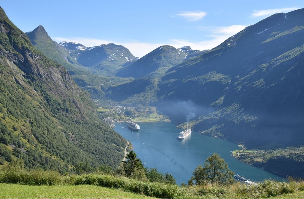 hansepuzzle 44366 - Fjord Puzzle, 500 Teile, Natur, 46,0 x 30,0cm mit hochwertiger Aufbewahrung, Kartonbox und wiederverschließbarem Beutel