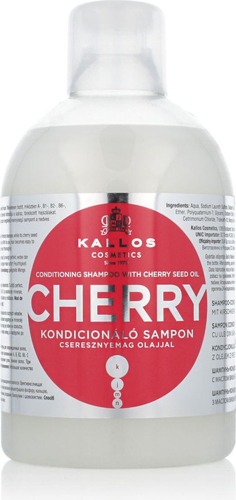 Kallos Cherry Conditioning Shampoo 1000 ml Produktbild 