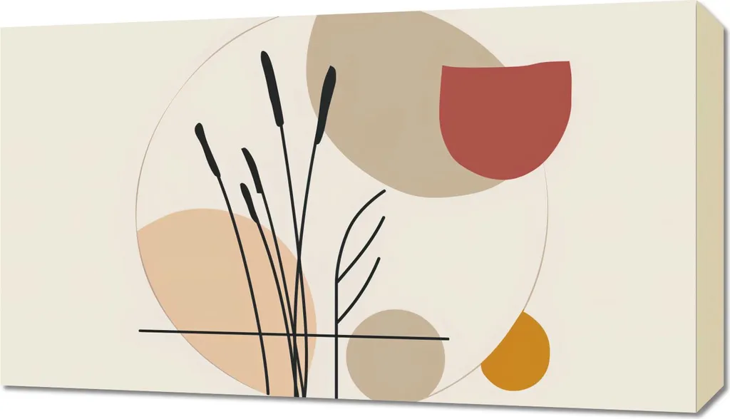 Quadro 70x40 cm Terra Pastello | Decorazione Parete Moderna Online