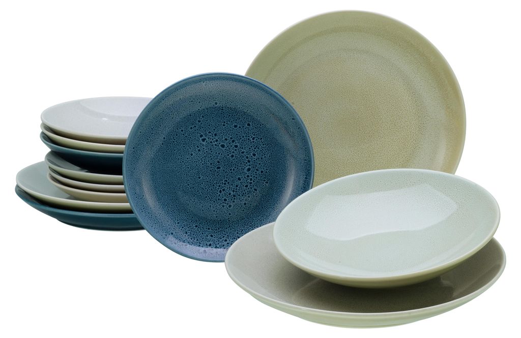 CreaTable, 19789, Reactive Nordic, Tellerset 12-tlg, Produktbild 