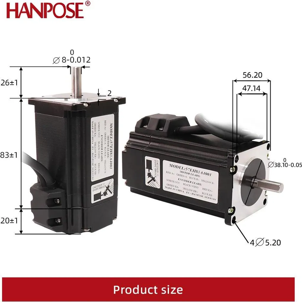 Kit Motorisation Couple Élevé 57EH83-CL57 avec Encodeur de Précision - 2