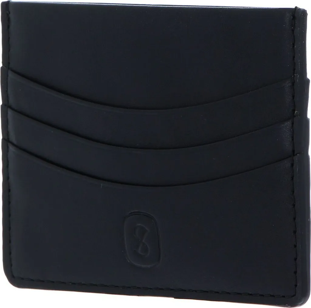 SADDLER Lysekil Portacarte Pelle Nero RFID - Minimalismo Svedese