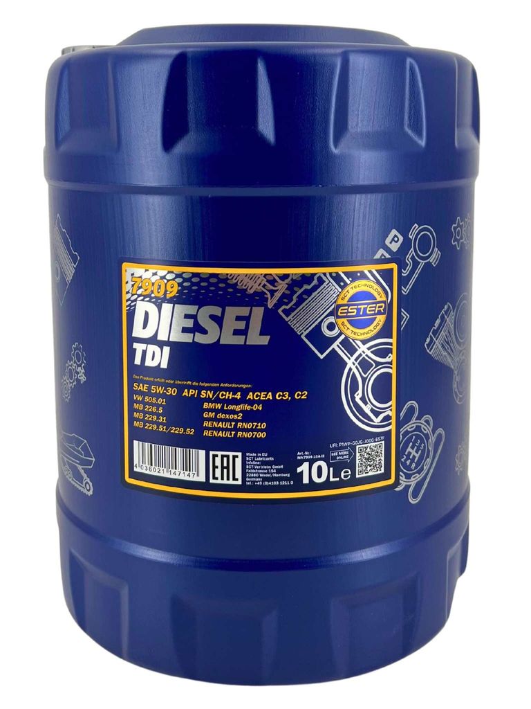 MANNOL Diesel TDI 5W-30 API SN/CF 10 Liter Produktbild 