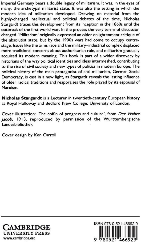 The German Idea of Militarism: Radical and Soci, Stargardt, Nicholas,,