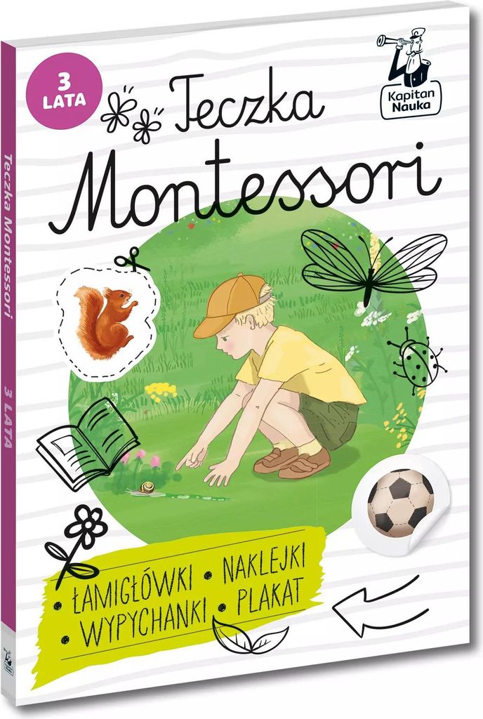 Teczka Montessori 3 lata Kapitan Nauka - Zuzanna Osuchowska (Für Kinder)