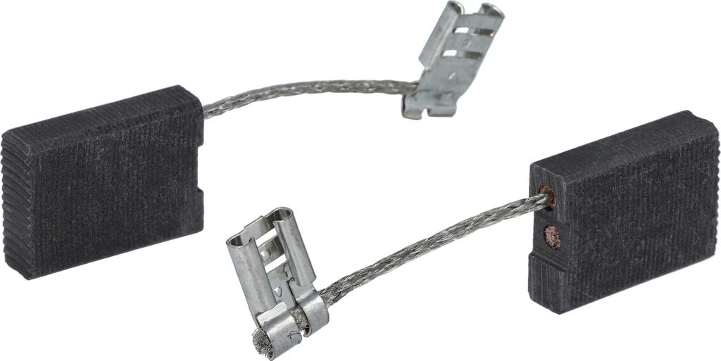 vhbw 2x Kohlebürste 6,3 x 17 x 23 mm kompatibel mit Flex 531.045, 494.674, L 26-6 230, DCG L 26-6 230 G-Set Trennschleifer + Feder