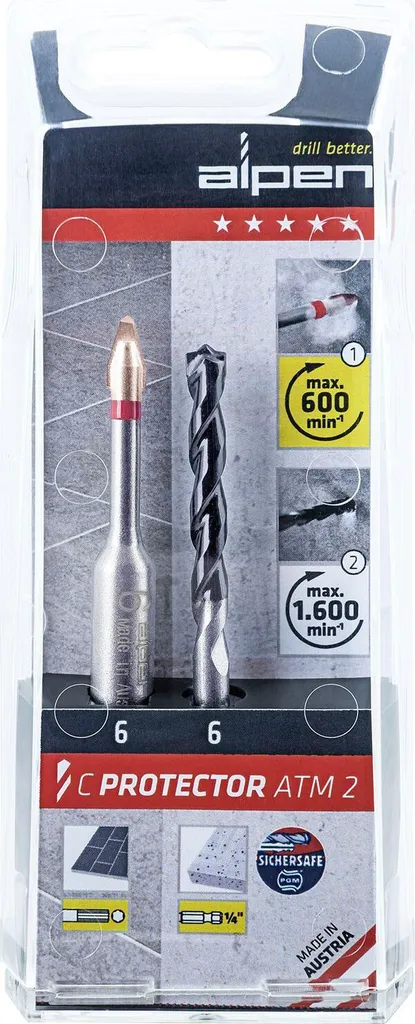 Punte Alpen 6mm Gres Porcellanato Kit 2 Pz - Fora Tutto a Secco