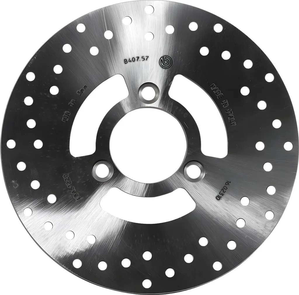 Brembo Oro 68B40757 Disque de frein rigide en acier inox certifié ABE