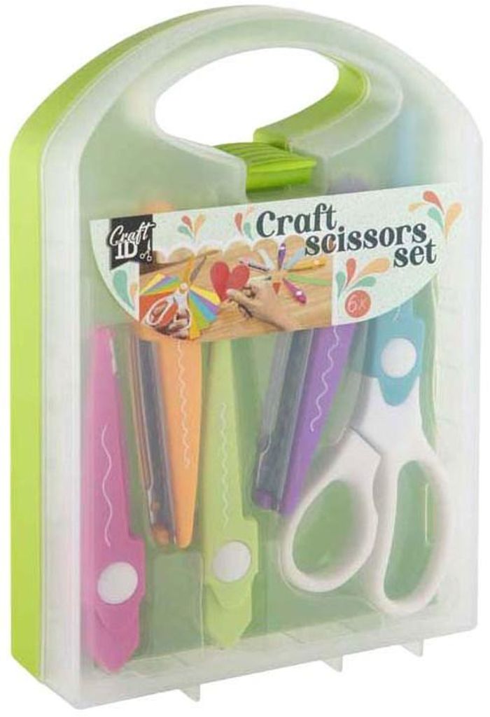 Creative Craft Group Bastelscheren-Set für Kinder - dekoratives Schneiden