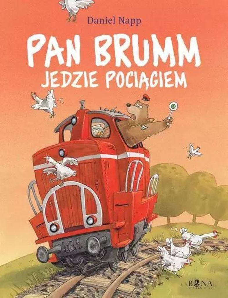 Pan Brumm jedzie pociagiem