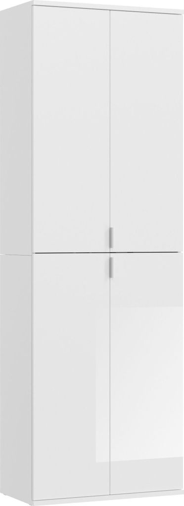 ProjektX Kleiderschrank 4 Türen weiß. Produktbild 