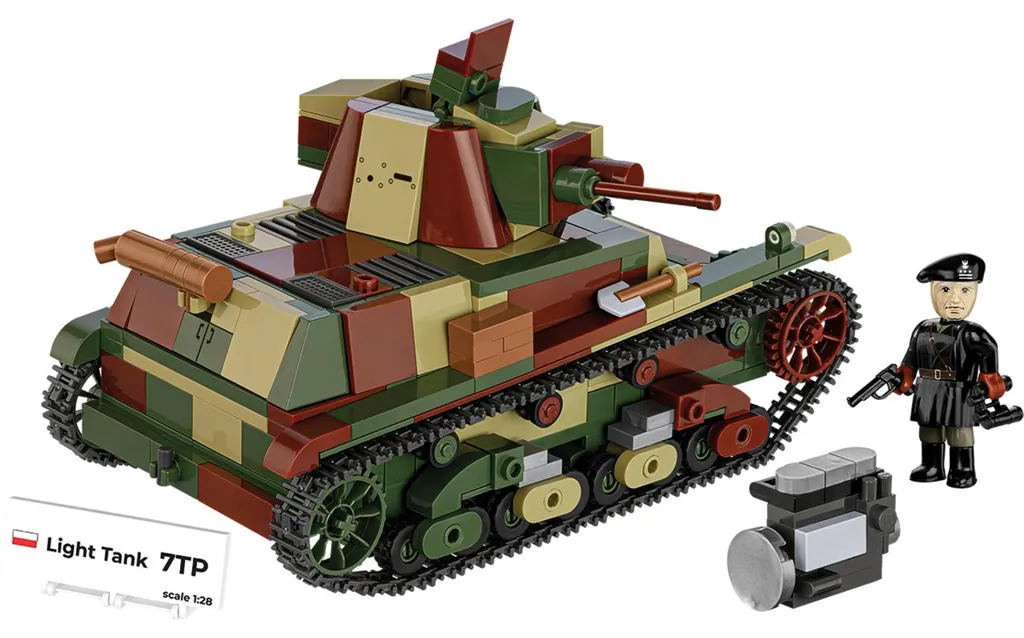 Char 7TP Cobi 2661 : Maquette sans Colle Durable et Facile à Assembler