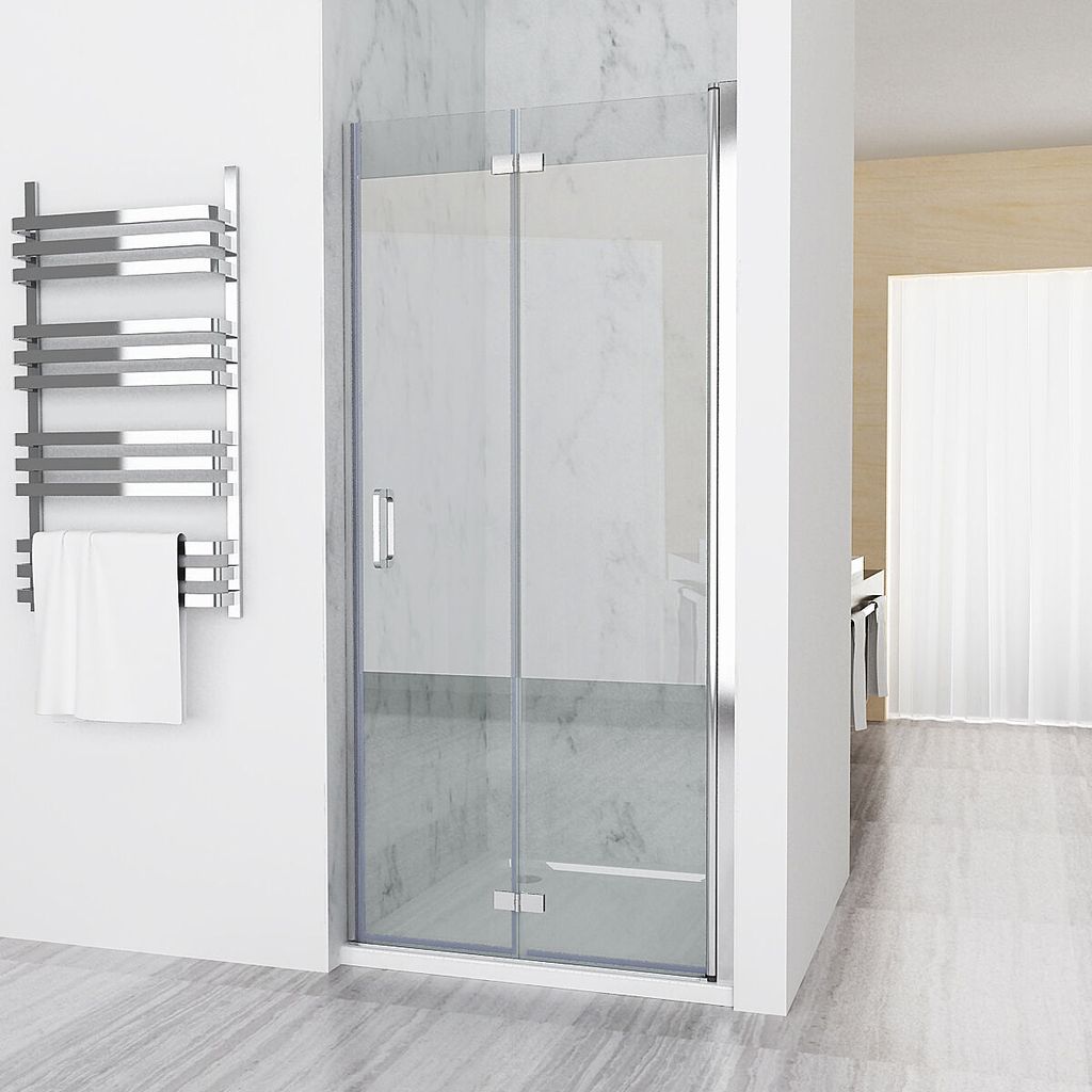 MIQU Duschabtrennung 70x185 cm Nischentür Duschwand Dusche Produktbild 3