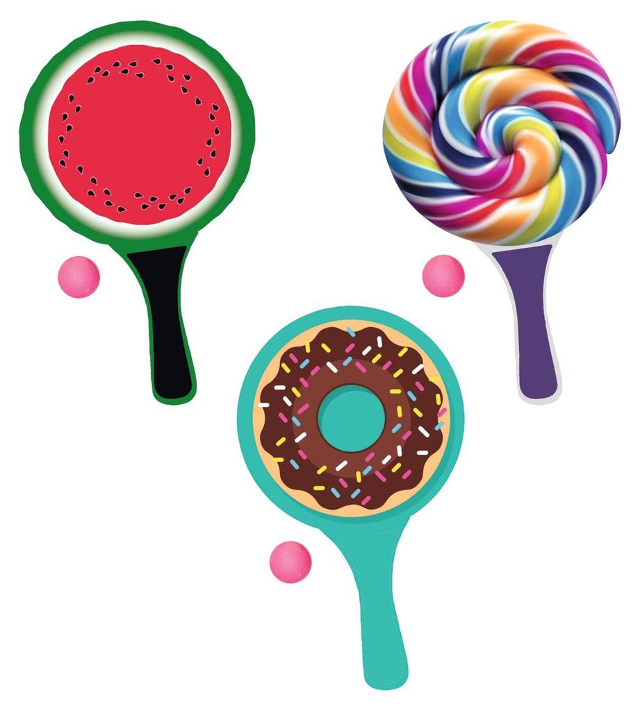 Sada plážových loptičiek Food 3 assorted - lolly, donut Obrázok produktu 