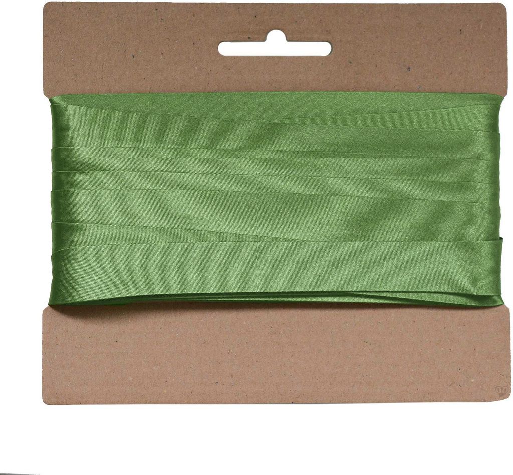 20m Schrägband Satin ca.15mm gefalzt Kantenband Einfassband