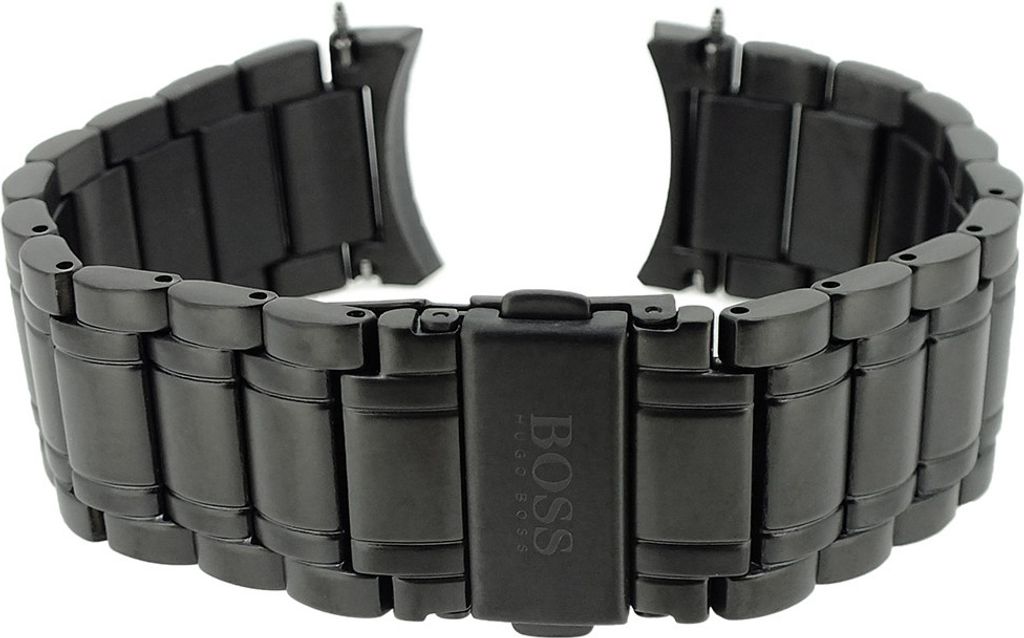 Hugo Boss Aeroliner Chrono Uhrenarmband 22mm Edelstahl schwarz 1513275