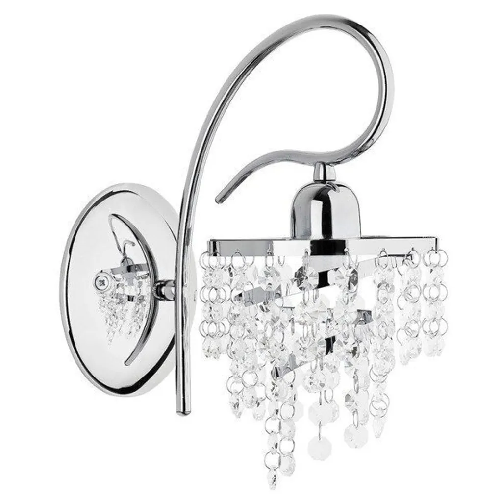 Luminaire mural design glamour DIANA avec pampilles en cristal 10W