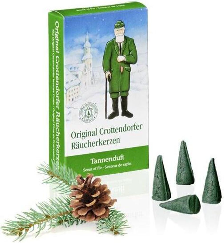 Crottendorfer 1002 Räucherkerze Tannenduft Pack mit 24 Produktbild 