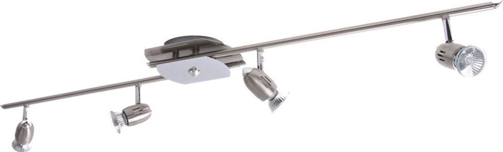 Deckenlampe mit beweglichen Spots, Länge 110 cm