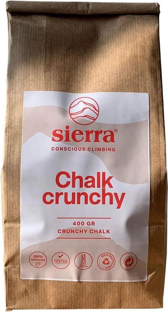 Sierra Climbing Crunchy Chalk Kreide Braun 400 g Braun 400 g
