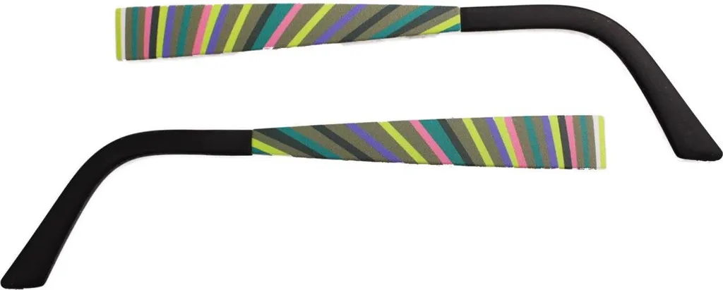 Branches de lunettes Eye Max 5564.071 design rayé vert et multicolore