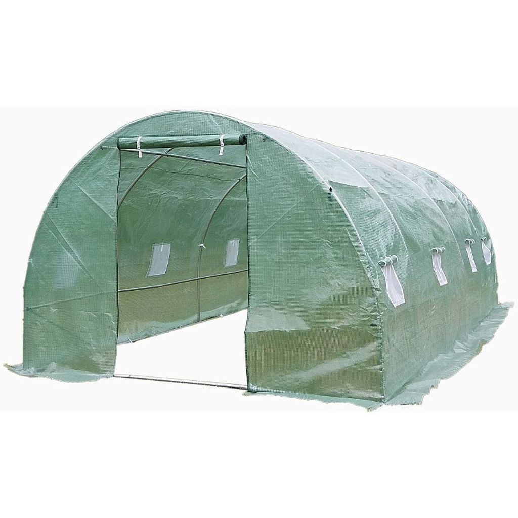 4iQ Gewächshaus Folientunnel 2,5x4m Grün 19 mm