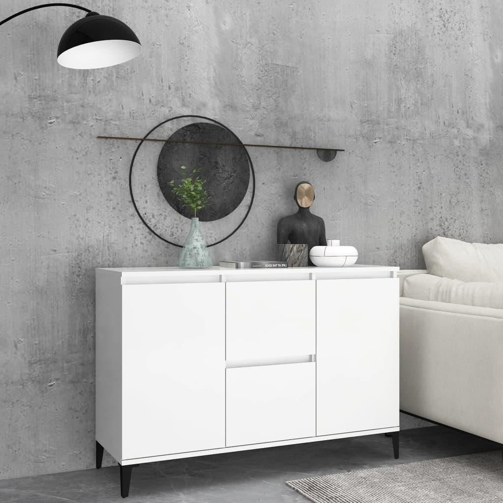 vidaXL Sideboard Weiß 102x35x70 cm Holzwerkstoff Produktbild 