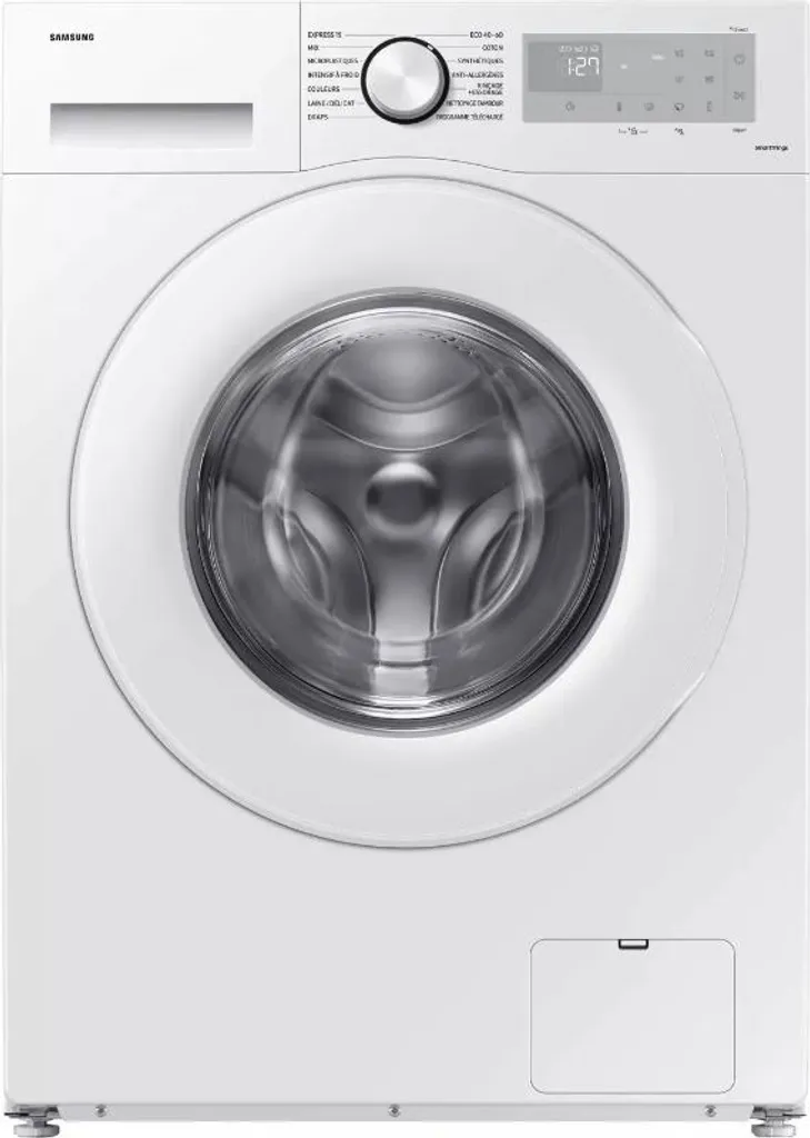 Samsung Lave-linge Frontal WW90CGC04DTH avec Ecobubble 9kg Blanc