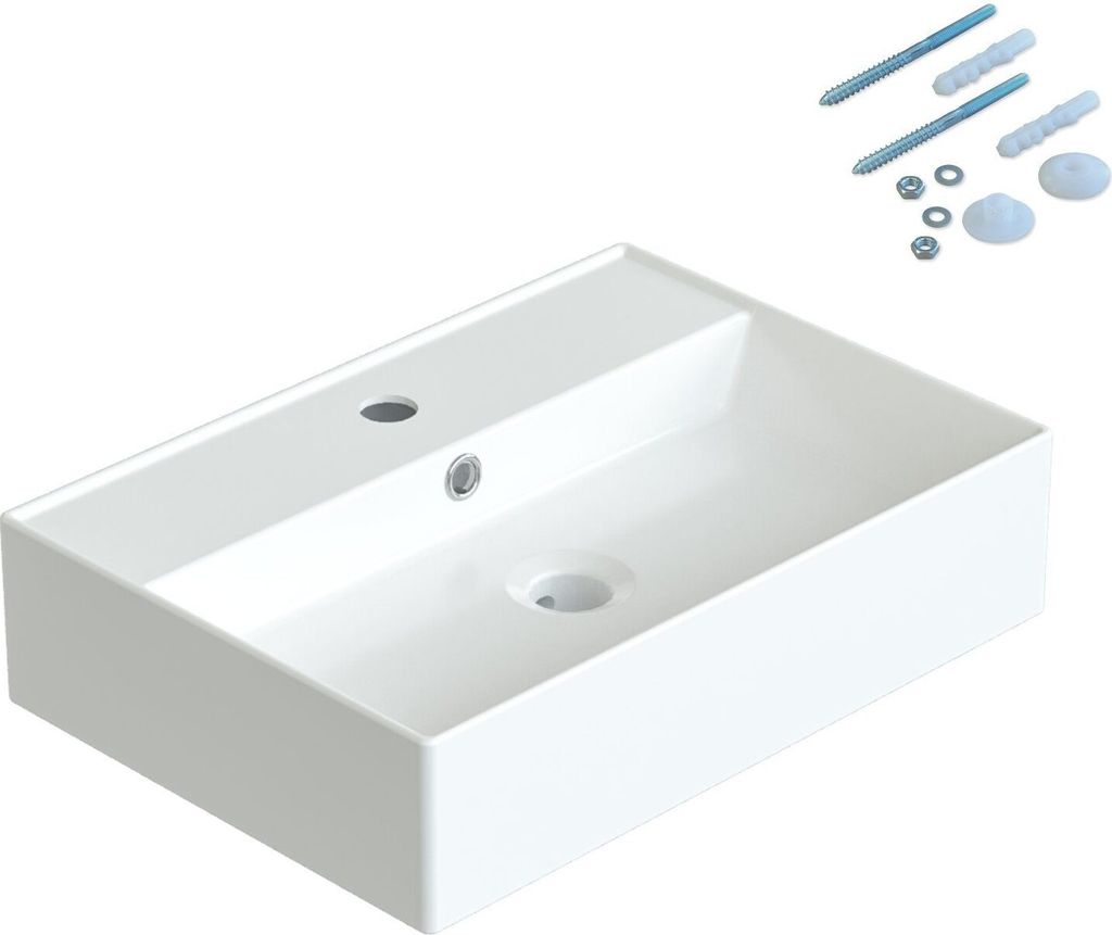 AQUALAVOS Waschbecken Handwaschbecken Aufsatzwaschbecken Produktbild 