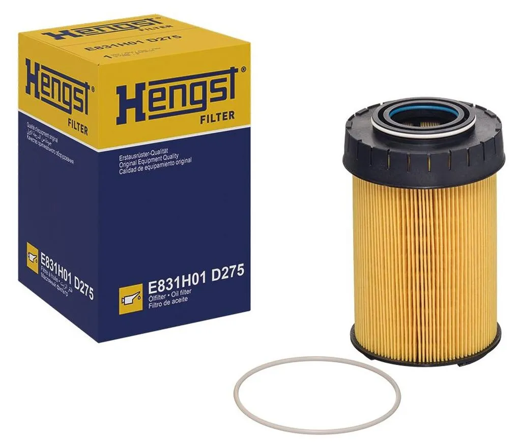 Filtre à huile robuste HENGST E831H01 D275 à haute capacité - 2
