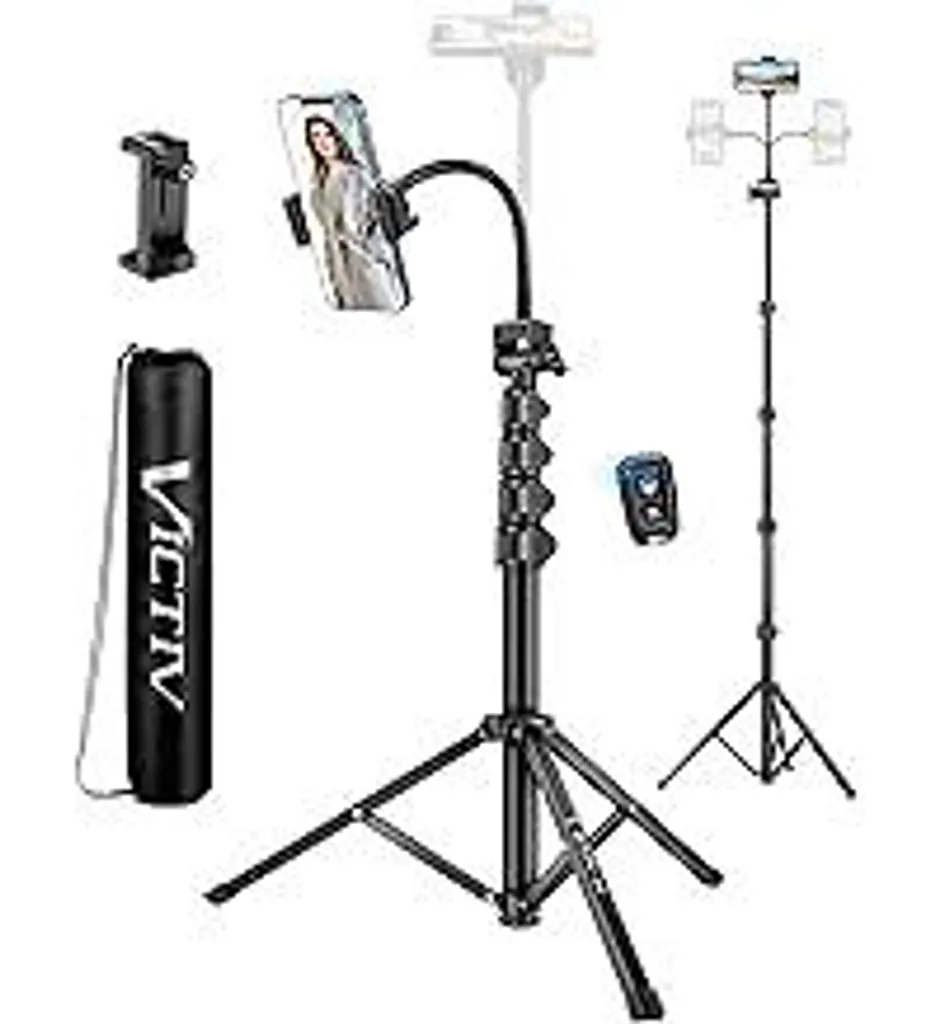 Victiv P10RG Treppiede 197cm: Alluminio, Collo d'Oca e Bluetooth
