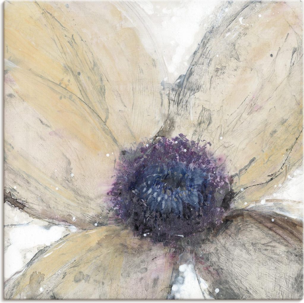 ARTland Leinwandbild Blumenfluss I Größe: 40x40 cm