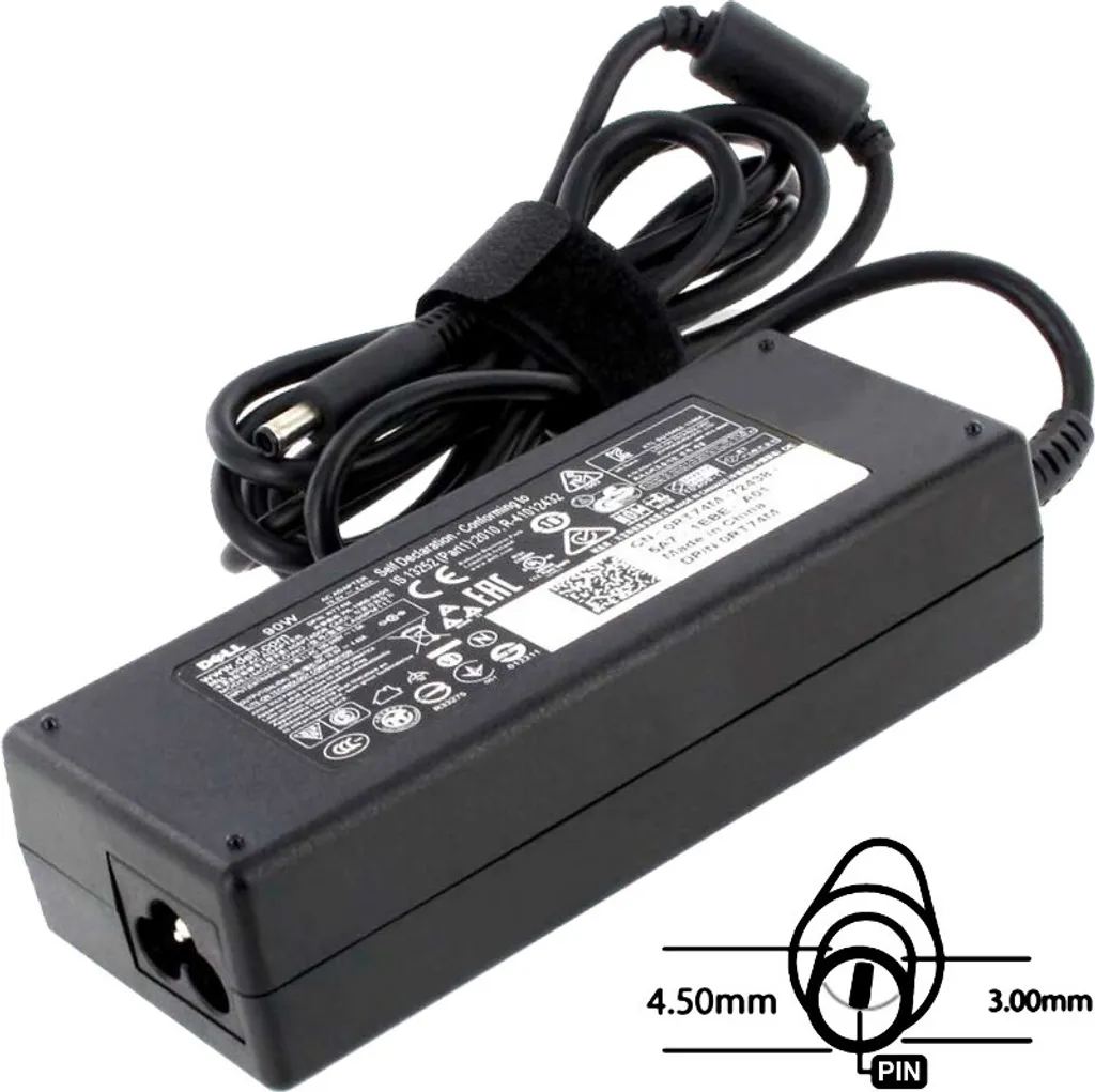 Réparez votre Charge Dell avec cet Adaptateur 90W 19.5V 4.5x3.0mm Original