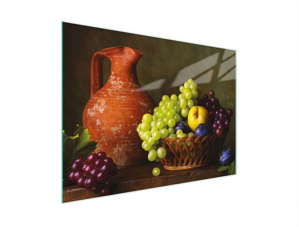 Glasschneidebrett 30x22 Trauben