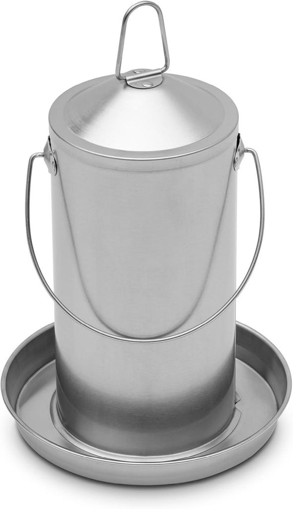 Zona agricola Abbeveratoio per polli in acciaio inox 4 L Immagine del prodotto 