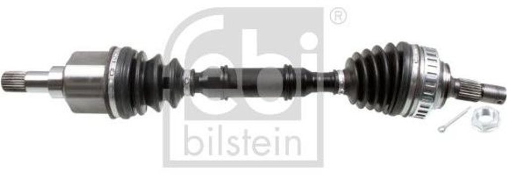 FEBI BILSTEIN 183787 Antriebswelle OE 3272A9 kompatibel mit Partner, 508, ZX, Xsara, BX, Berlingo