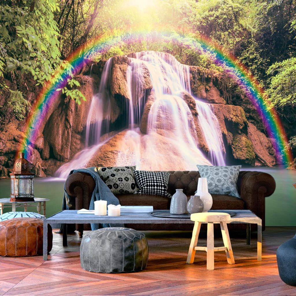 Basera Fototapete Fluss- & Wasserfallmotiv c-C-0007-a-d, Vliestapete, 350x245 cm