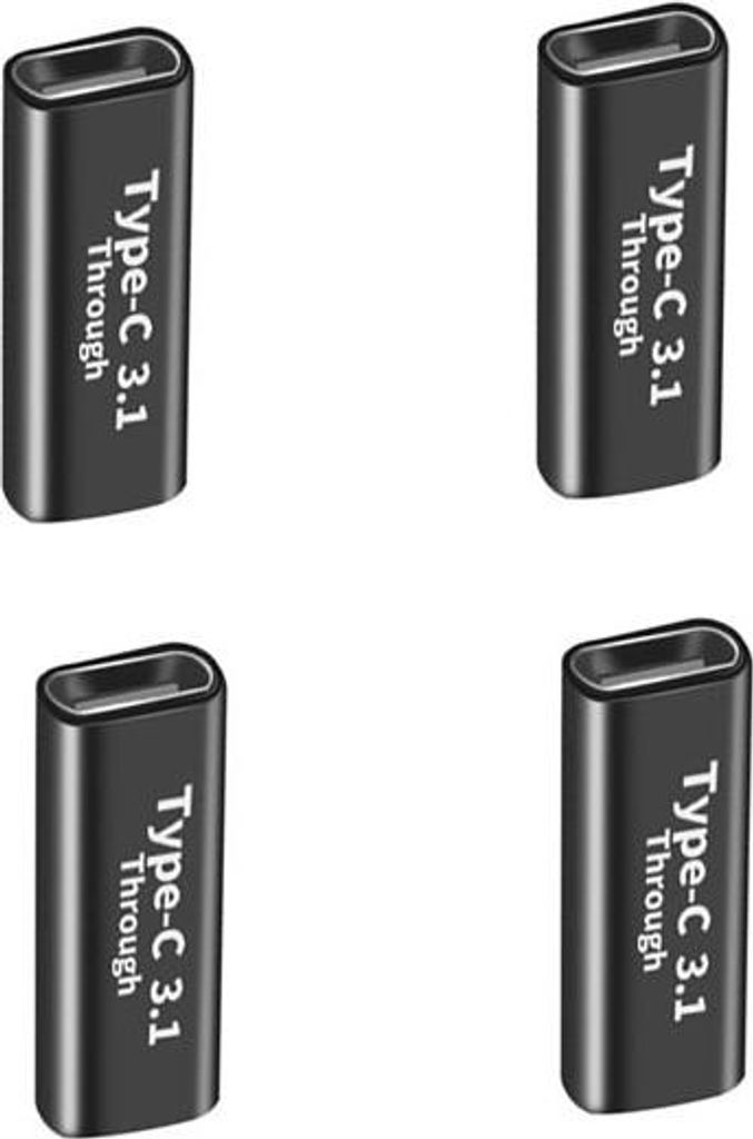 INF TYPE-C Female naar TYPE-C Female 3.1 Adapter (4 stuks) Productafbeelding 